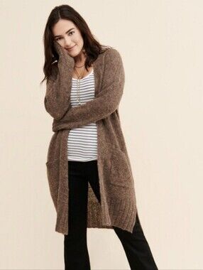 Anthropologie Goldie Alpaca/Nylon Long Cardigan